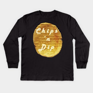 Chips and Dip Kids Long Sleeve T-Shirt